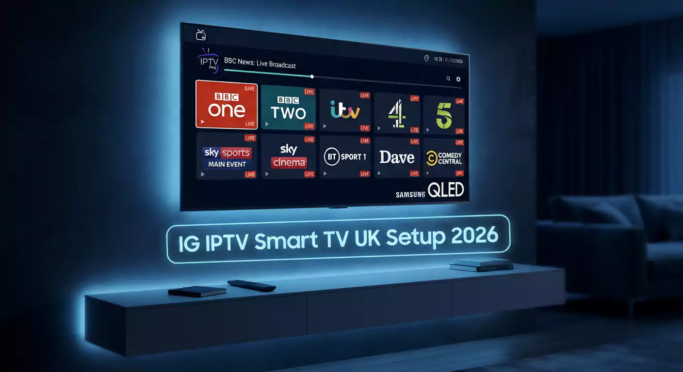 How To Setup IG IPTV On Smart TV UK | IG IPTV 4K UK